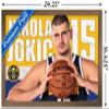 Trends International NBA Denver Nuggets - Nikola Jokic 19 Wall Poster, 14.725" x 22.375", Bronze Framed Version view 3
