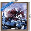 Trends International Marvel Comics - Carnage - Battle with Venom Wall Poster, 14.725" x 22.375", Bronze Framed Version view 3