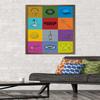 Trends International Netflix Stranger Things - Minimalist Icons Wall Poster, 22.375" x 34", Bronze Framed Version view 2