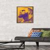 Trends International NBA Los Angeles Lakers - Lebron James 18 Wall Poster, 14.725" x 22.375", Bronze Framed Version view 2