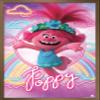 Trends International DreamWorks Trolls 2 - Poppy Wall Poster, 14.725" x 22.375", Bronze Framed Version view 1