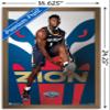Trends International NBA New Orleans Pelicans - Zion Williamson 19 Wall Poster, 14.725" x 22.375", Bronze Framed Version view 3