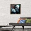 Trends International DC Comics - The Dark Knight - The Joker - Man With A Plan Wall Poster, 14.725" x 22.375", Bronze Framed Version view 2