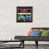 Trends International Pokmon - Neon Group Wall Poster, 14.725" x 22.375", Bronze Framed Version view 2
