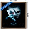 Trends International DC Comics Movie - The Dark Knight - The Joker with Batman Playing Card Wall Poster, 14.725" x 22.375", Bronze Framed Version view 3