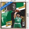 Trends International NBA Boston Celtics - Jayson Tatum 19 Wall Poster, 22.375" x 34", Bronze Framed Version view 3