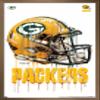 Trends International NFL Green Bay Packers - Drip Helmet 20 Wall Poster, 22.375" x 34", Bronze Framed Version view 1