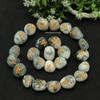Amazing Gemstone Runes Stone Set with Velvet Pouch and Instruction EBook ~ Elder Futhark Runes Engraved Pagan Viking Symbols for Reiki Healing, Crystal Grid & Energy Balancing (Tree Agate) view 3