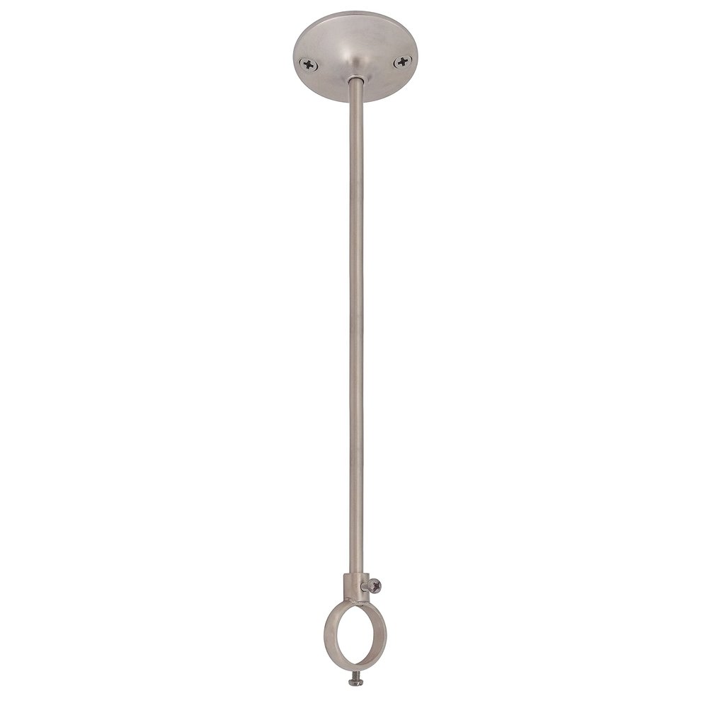 36" Shower Curtain Rod Ceiling Support (Satin Nickel)