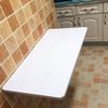 Fold Wall Mounted Table - Save Space - White Dining Table Computer Desk Wall Table - Folding Table - Home Office Table for Small Spaces view 1