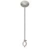 36" Shower Curtain Rod Ceiling Support (Polished Nickel) view 1