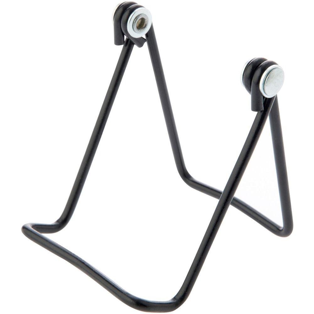 Bard's Adjustable Vinyl Covered Black Wire Easel Stand, 3" H x 3" W x 3.25" D, Pack of 12