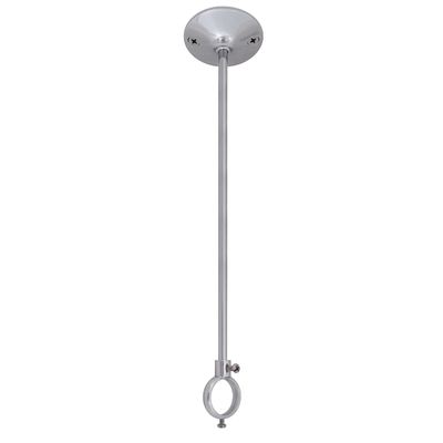 36" Shower Curtain Rod Ceiling Support (Polished Chrome)