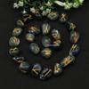 Amazing Gemstone Moss Agate Runes Crystal Runes Set of 25 Engraved Rune Stones with Runes Book PDF view 2