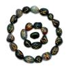 Amazing Gemstone Bloodstone Runes Crystal Runes Set of 25 Engraved Rune Stones with Runes Book PDF view 1