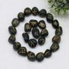 Amazing Gemstone Bloodstone Runes Crystal Runes Set of 25 Engraved Rune Stones with Runes Book PDF view 2