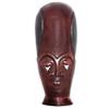 African Tribal Face Mask Dcor Safari Sculpture Art Hand Made by Kenyan Artisans Wall Hanging and Or Table Top Mantel Piece Display Unique Designs are Exclusive Collections (16 Inch, Maralal) view 1