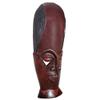 African Tribal Face Mask Dcor Safari Sculpture Art Hand Made by Kenyan Artisans Wall Hanging and Or Table Top Mantel Piece Display Unique Designs are Exclusive Collections (16 Inch, Maralal) view 2