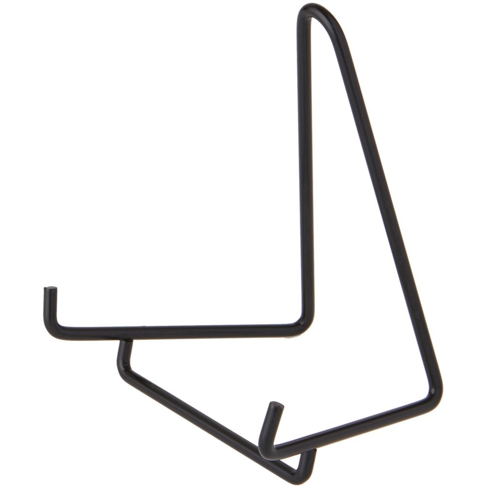 Bard's Black Wire Easel Stand, 4" H x 3.5" W x 3" D, Pack of 12