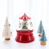 Horses Carousel Melody Spinning Musical Water Globe view 2