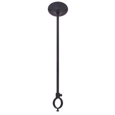 36" Shower Curtain Rod Ceiling Support (Oil Rubbed Bronze)