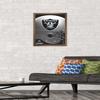 Trends International NFL Las Vegas Raiders  Logo 20 Wall Poster, 14.725" x 22.375", Bronze Framed Version view 2