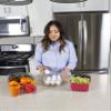 Kitchen Spaces Deluxe Egg Tray, Holds 18 Eggs, Refrigerator Storage Container with Lid, Stackable Fridge Organizer, Crush-Proof, BPA-Free, Clear view 2