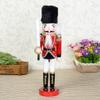Inzopo Pack of 2pcs 30CM Wooden Handpainted Soldier Nutcracker Walnut Statue Christmas Ornament Collectibles view 2