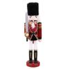 Inzopo Pack of 2pcs 30CM Wooden Handpainted Soldier Nutcracker Walnut Statue Christmas Ornament Collectibles view 4
