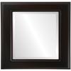 OVALCREST Rectangle Beveled Wall Mirror for Home Decor - Marquis Style - Silver Spray - 32x44 Outside Dimensions view 1