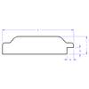 OVALCREST Rectangle Beveled Wall Mirror for Home Decor - Marquis Style - Silver Spray - 32x44 Outside Dimensions view 2
