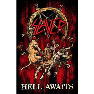 Slayer Textile Poster: Hell Awaits Size One size