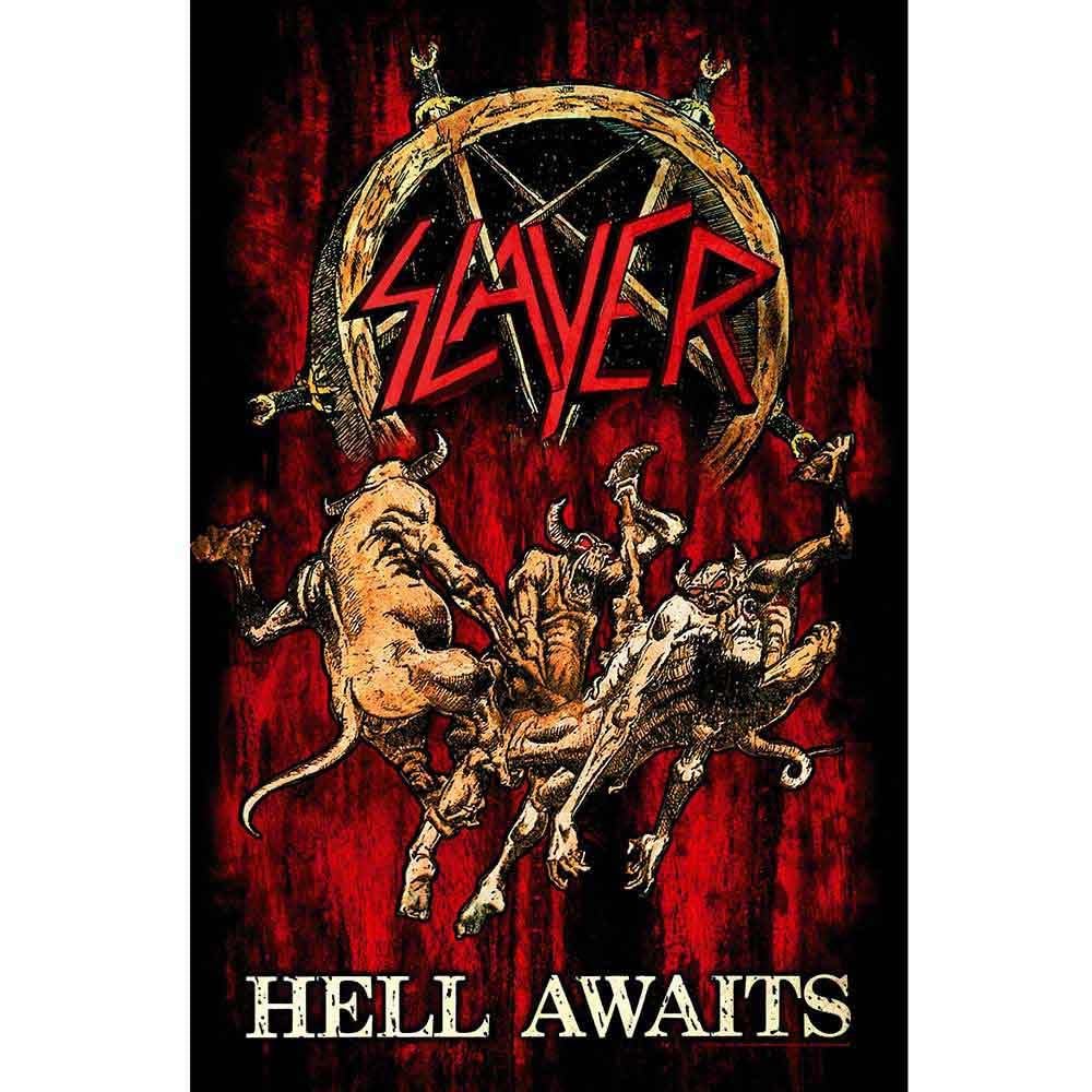 Slayer Textile Poster: Hell Awaits Size One size