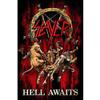 Slayer Textile Poster: Hell Awaits Size One size view 1