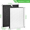 FY1413/40 Active Carbon & FY1410/40 HEPA Replacement Filter Set Compatible with Phil-lips Purifier Series 1000 1000i, Replace AC1214 AC1215 AC1217 AC2729 view 2