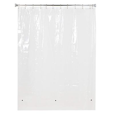 Utopia Alley 4.8G Clear PEVA Shower Liner - Clear Shower Curtain Liner, Transparent Shower Curtain, PEVA Shower Curtains & Bathroom Curtain Liner, Plastic Shower Liner (72"x72")