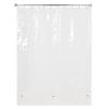 Utopia Alley 4.8G Clear PEVA Shower Liner - Clear Shower Curtain Liner, Transparent Shower Curtain, PEVA Shower Curtains & Bathroom Curtain Liner, Plastic Shower Liner (72"x72") view 1