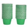 100Pcs Mini Cupcake Liners DIY Paper Cake Cup Foodgrade Muffin Cupcake Dessert Wrapper Liners Nonstick Oil Baking Cups Kitchen Baking Accessory(Green) view 4