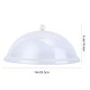 14 Inch Clear Food Cover Dome Round Cake Cover Food Plate Dish Guard Transparent Dessert Cake Pastry Lid view 2