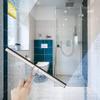 LPOLER 12 Inch Shower Squeegee for Shower Doors, All-Purpose Window Squeegee for Bathroom, Mirrors, Tiles and Car Windows with 2 Hooks view 3