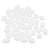 Inzopo Pack of 50 White Modelling Craft Polystyrene Foam Eggs Ornaments 5cm view 1