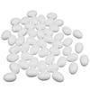 Inzopo Pack of 50 White Modelling Craft Polystyrene Foam Eggs Ornaments 5cm view 2