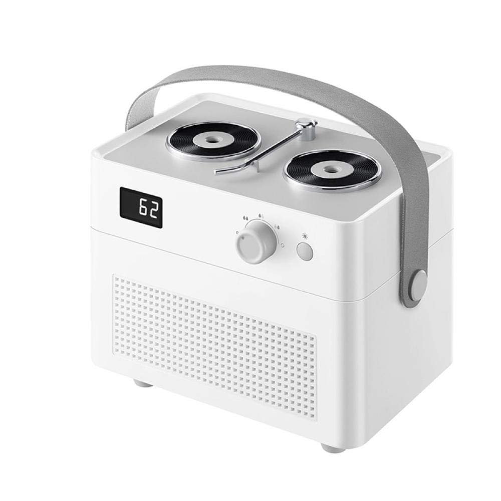 For Bedroom Home Mist Humidifiers For Dual Spray Humidifier Usb Desktop Large-Capacity Atomizer 2-In-1 Office Bedroom Handle Humidifier-White