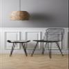 Villa Collection 341358 Villa Collection Stool/Metal / H16 Inch/Black view 4