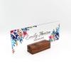 ARTSWAVE Custom Desk Name Plate - Personalized Office Desk Accessories - Professional Acrylic Sign Holder 8x3 - Ideal Desk Decor, Wedding Gifts - Office & Workspace Organizers for Women & Men view 3