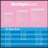 iMailer - 200 Pcs- 9" x 12" Clear Zip Bags - Reclosable Plastic Zip Poly Bags for A4, Letter Sized Documents, Clothing view 4