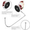 DAJAMAI 5 Pack Christmas Stocking Holders, Uniquely Designed Fireplace Hooks Mantel Hooks Christmas Safety Hang Grip Stockings Clip for Christmas Party Decoration view 3