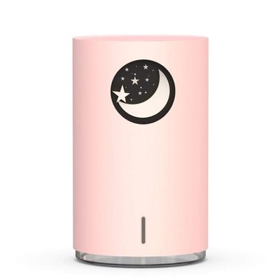 For Bedroom Home Mist Humidifiers For Household Large-Capacity Humidifier, Night Light, Usb Office Aroma Diffuser, Atomizer-Pink