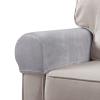 BESPORTBLE 2pcs Chair Arm Protectors Stretch Fabric Armrest Sofa Armrest Cover Armchair Slipcover Protector Elastic Home Office Recliner Couch Loveseat Protective Cloth Grey view 1