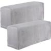 BESPORTBLE 2pcs Chair Arm Protectors Stretch Fabric Armrest Sofa Armrest Cover Armchair Slipcover Protector Elastic Home Office Recliner Couch Loveseat Protective Cloth Grey view 2